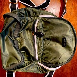 Paravel travel mini fold up backpack olive green
